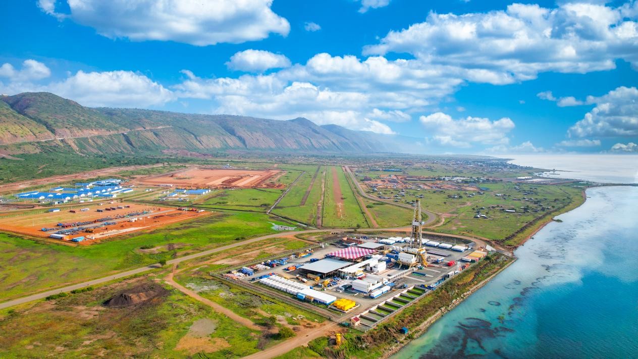 翠鳥油田開發項目現場航拍圖。田雨攝