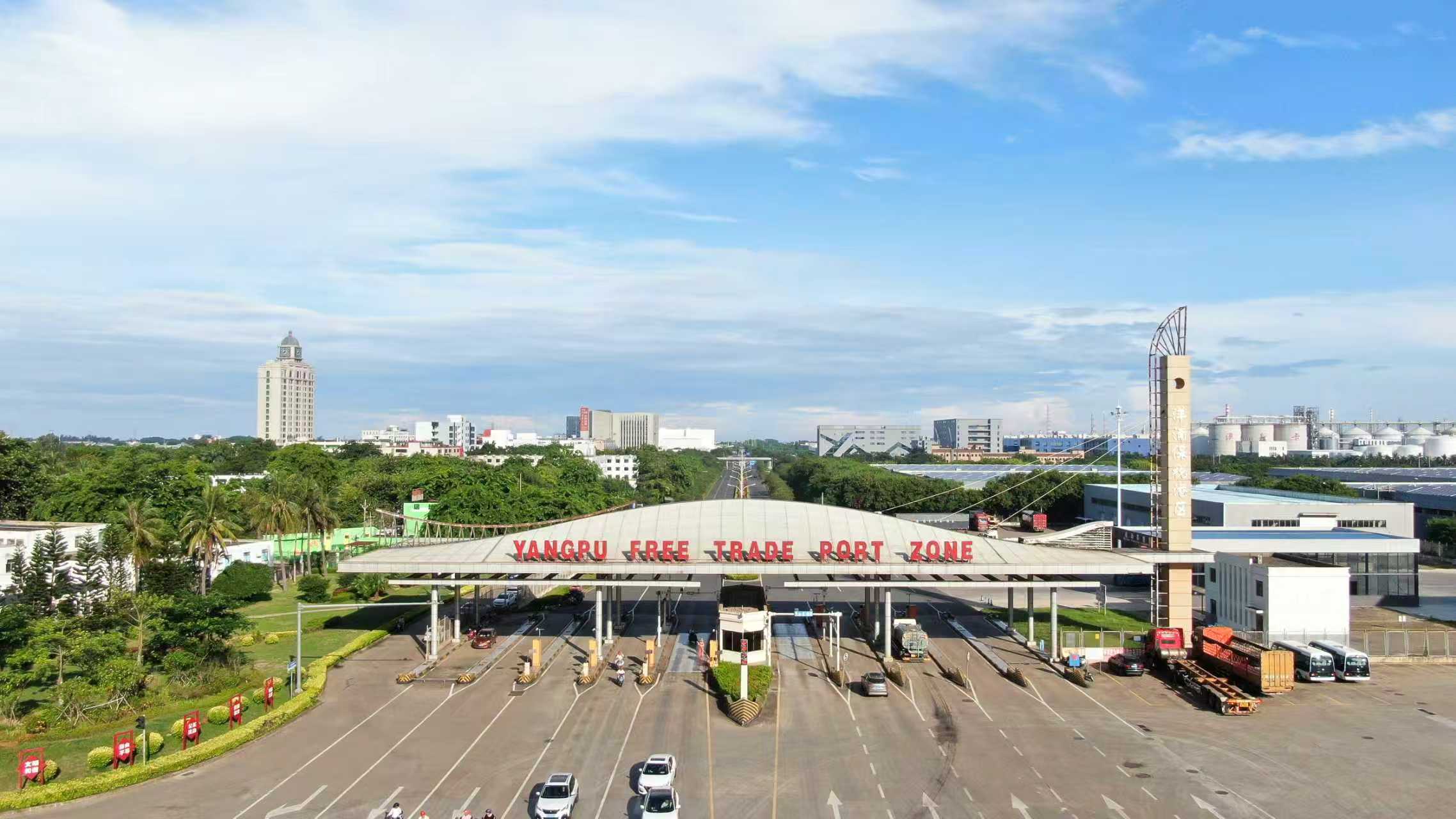 洋浦保稅港區。人民網記者 符武平攝